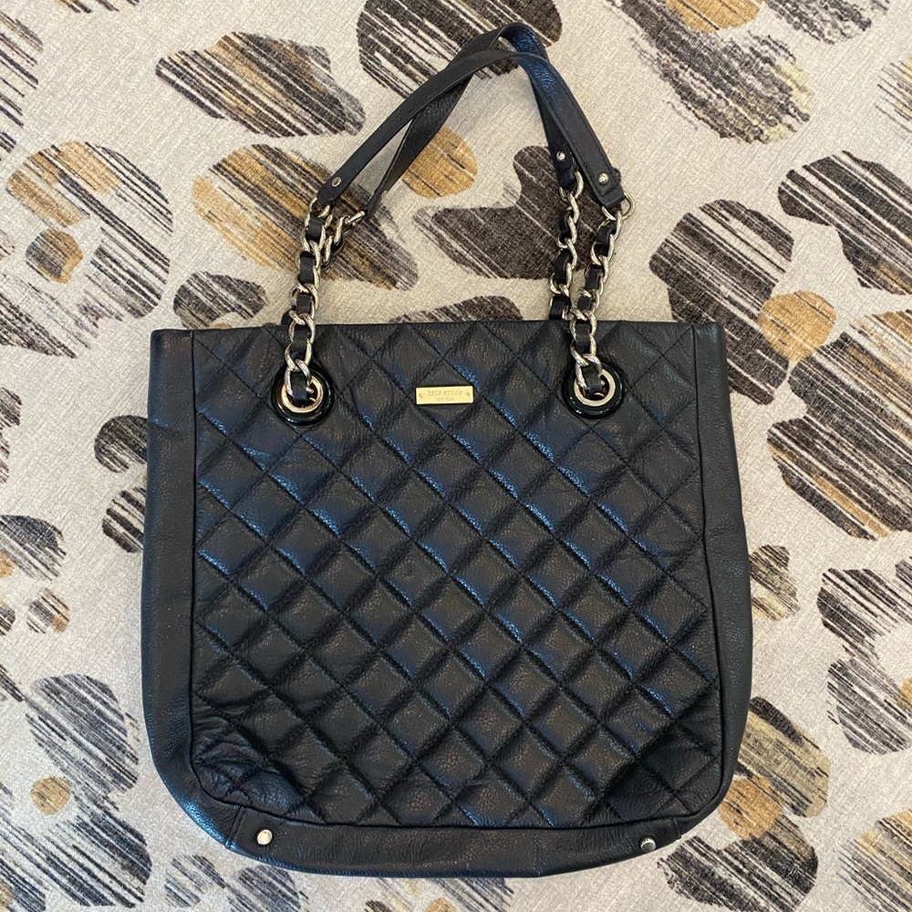 Kate Spade quilted bag with chain handle